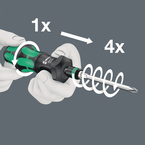 Bitsortiment KK Turbo Imperial 1 19-teilig Schlitz/PH/TORX®/6Kt/4Kt WERA – Ansicht 5