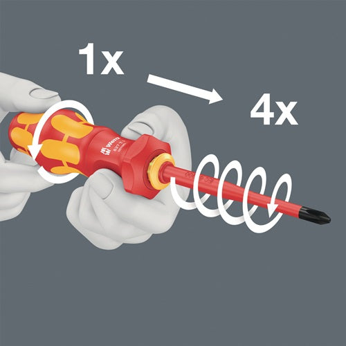 Handgriff 827 T i Kraftform Turbo für WERA VDE Wechselklingen VDE isoliert WERA – Ansicht 3