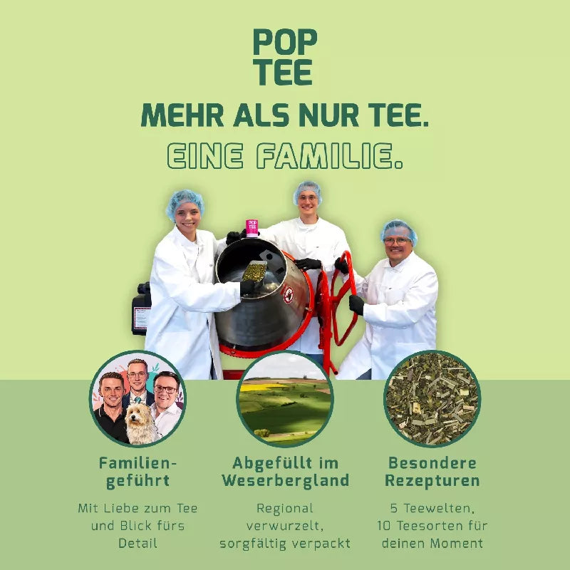 Pure Wellness - Mate & Minze | Bio-Tee – POP TEE – Ansicht 5