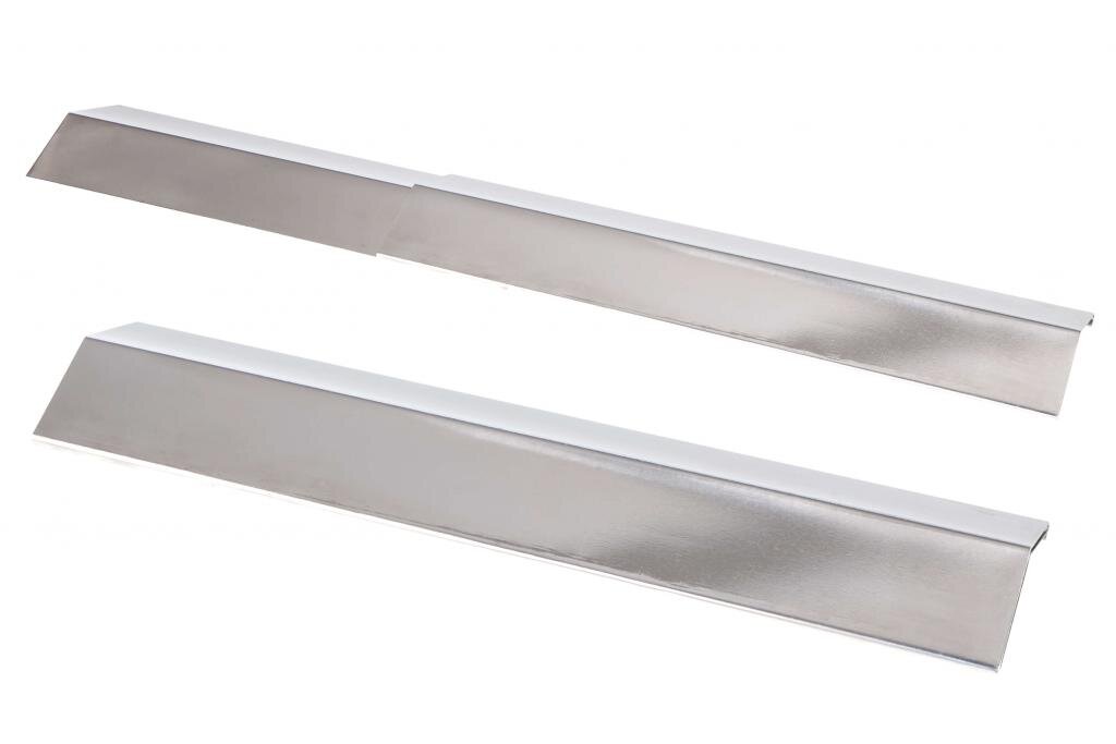 Allgrill Universal-Flammschutzblech aus Edelstahl, stufenlos ausziehbar, für Gasgrills, 35-60 cm, Ersatz für – Ansicht 3
