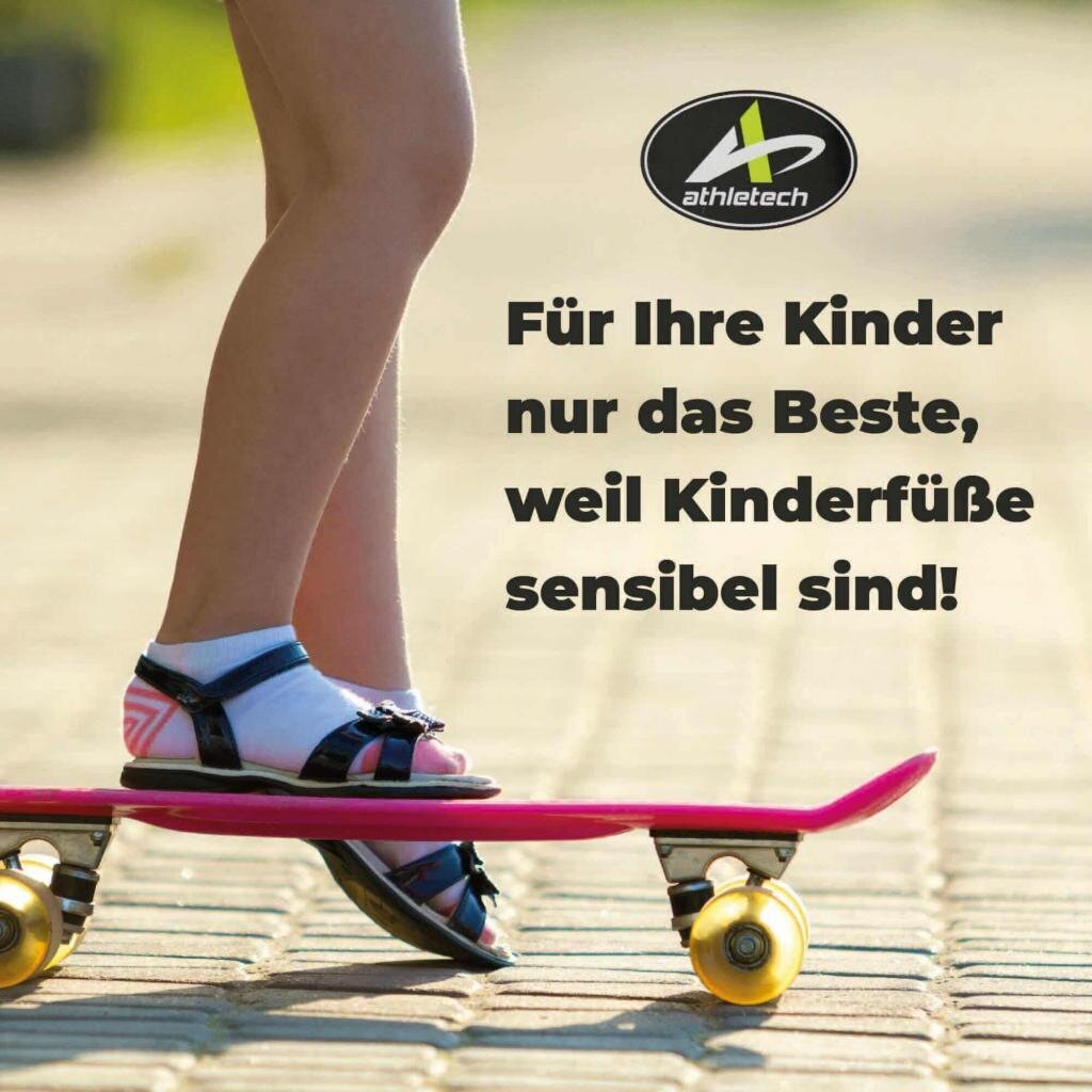 Athletech 6 Paar Low-Cut-Sportsocken für Kinder 2-3 Jahre bis Gr. 28 grau weiß – Ansicht 5