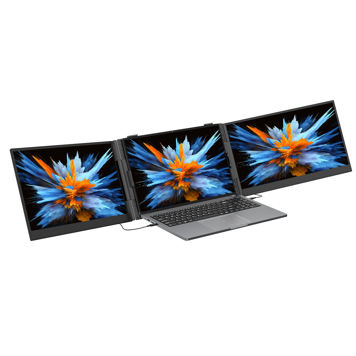Blackview DCM8 Dual Laptop Bildschirm Erweiterung 15,3 Zoll WUXGA IPS 100% sRGB Triple Screen Monitor USB-C 1 – Ansicht 3