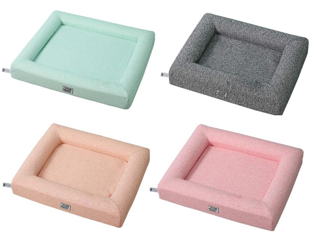 DEAR DARLING DD-01GRL Orthopädisches Luxus Hundebett Anthrazit Gr. L 70x80cm mit Memory Schaum – Ansicht 2