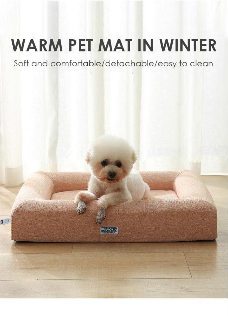 DEAR DARLING DD-01GRL Orthopädisches Luxus Hundebett Anthrazit Gr. L 70x80cm mit Memory Schaum – Ansicht 4