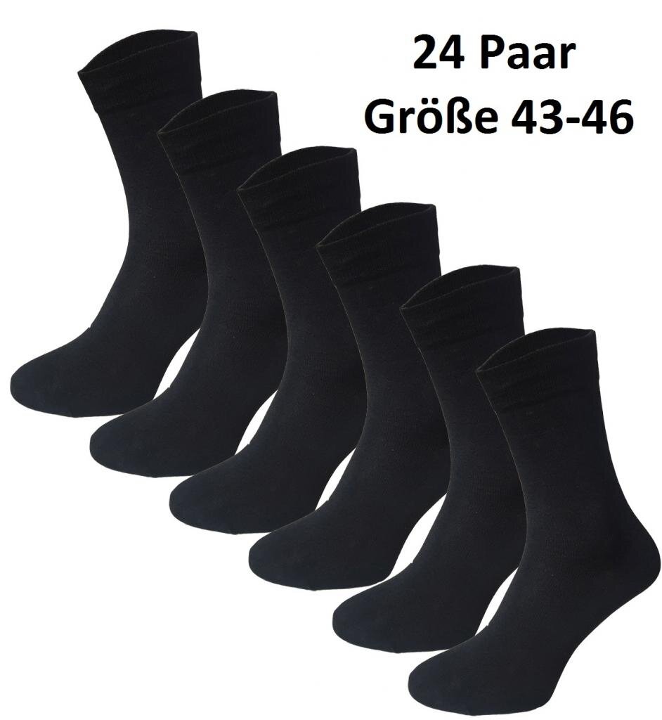 Garcia Pescara 24 Paar Classic Socken schwarz Größe 43-46 Strümpfe aus Baumwolle