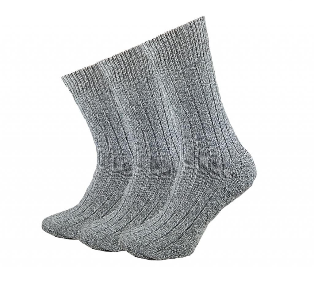 Garcia Pescara 3 Paar Norweger Socken Grau Größe 39-42 Wintersocken für warme Füße – Ansicht 2