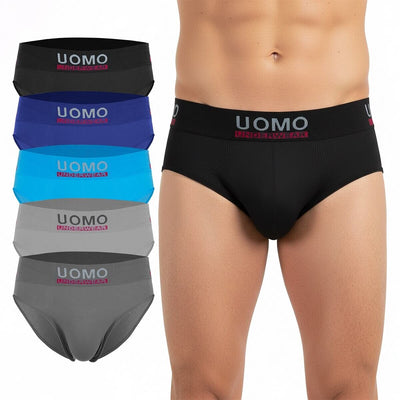 GIANVAGLIA Herren Slip nahtlos Mikrofaser XL/XXL in mehrfarbig– 10er Pack – bequem & elastisch