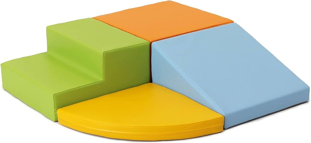 IGLU SET 16 Helle Farben + anti slip + velcro - XL Bausteine aus Schaumstoff