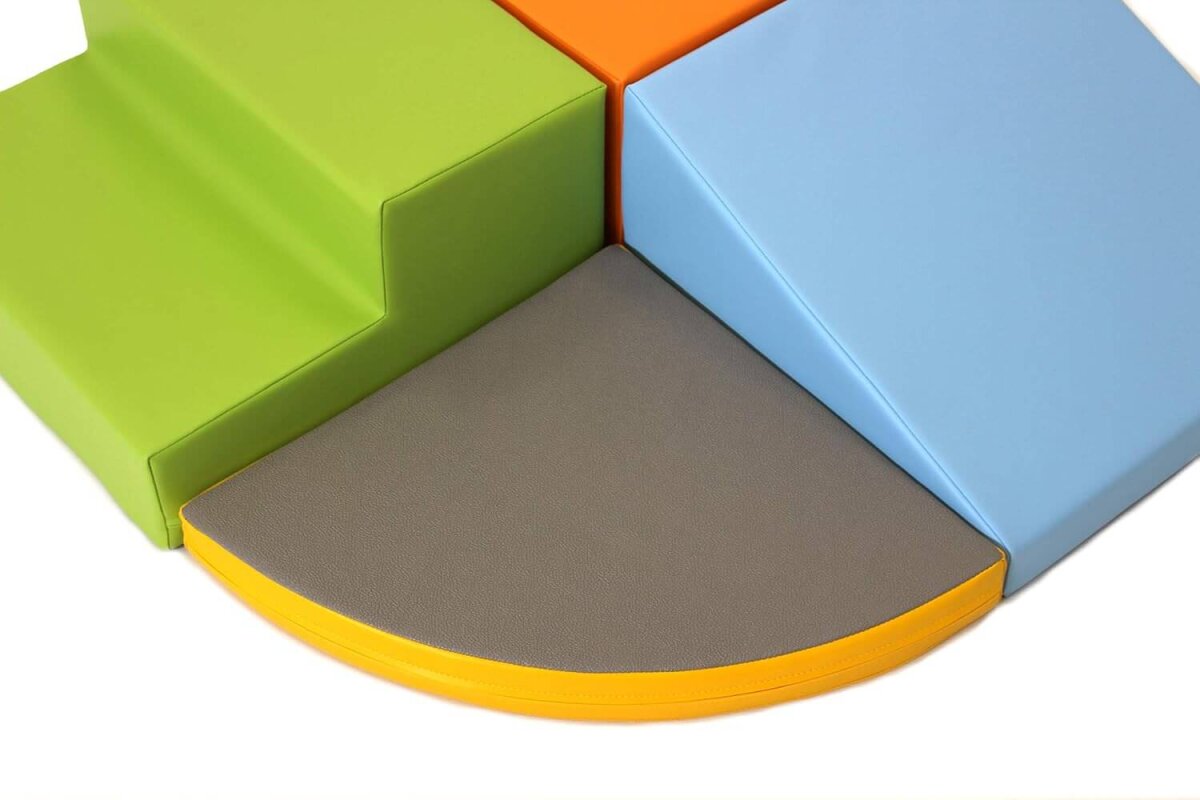 IGLU SET 16 Helle Farben + anti slip + velcro - XL Bausteine aus Schaumstoff – Ansicht 4