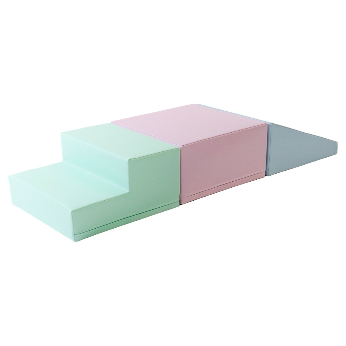 IGLU SET 27 Mini Corner Climber - Helle Pastellfarben - Schaumstoffbaustein SET für Kinder – Ansicht 2