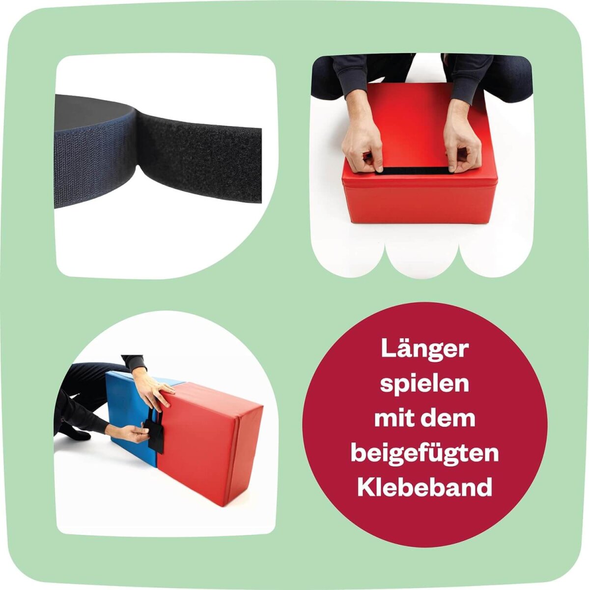 IGLU SET 6 Corner Climber - Mehrfarbig - Bunte Schaumstoff-Klettermodule/Bausteine für Kinder – Ansicht 2