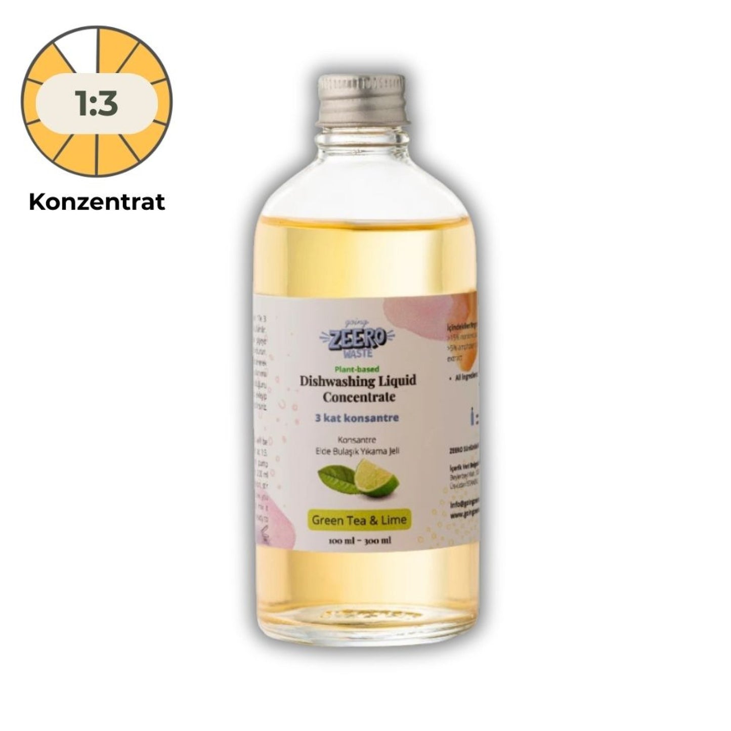 Handgeschirrspuelmittel Superkonzentrat Limette Eukalyptus – cuelli