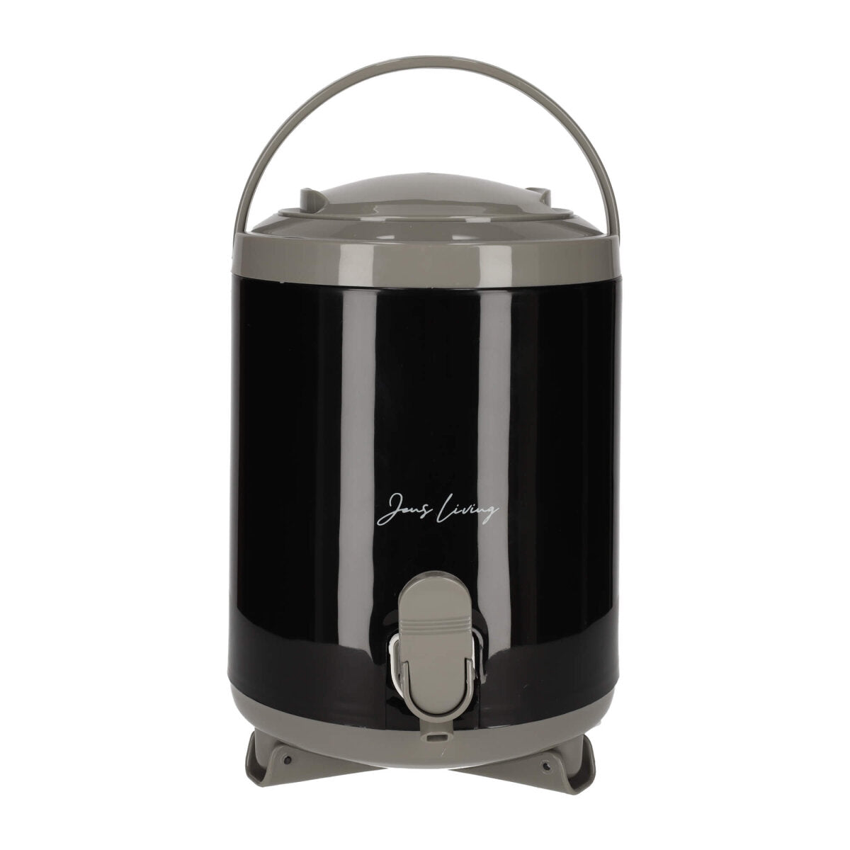 JENS Living Saftspender Set mit 4 Bechern & Ständer - Schwarz - 4L Getränkespender für Party, Garten & Buffet | – Ansicht 8