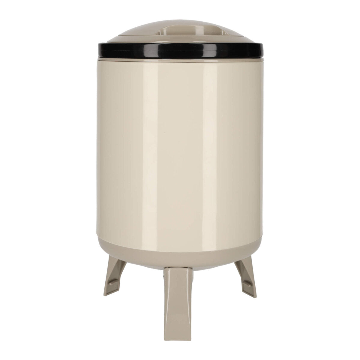JENS Living Saftspender Set mit 4 Bechern & Ständer - Taupe - 4L Getränkespender für Party, Garten & Buffet | – Ansicht 5