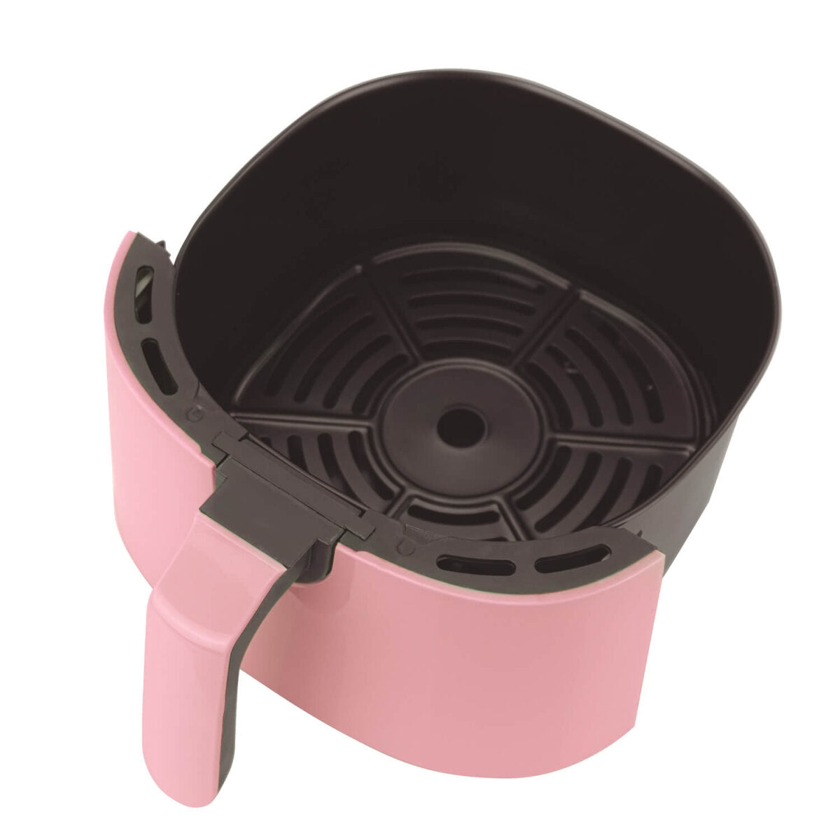 Jocca Heißluftfritteuse 3,8L 1450W Airfryer LED Touch 8 Programme fettarm Rosa – Ansicht 6