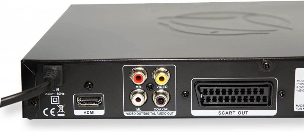 Manta DVD072 Emperor Basic HDMI DVD & CD Player, Videoplayer mit USB Anschluss – Ansicht 2