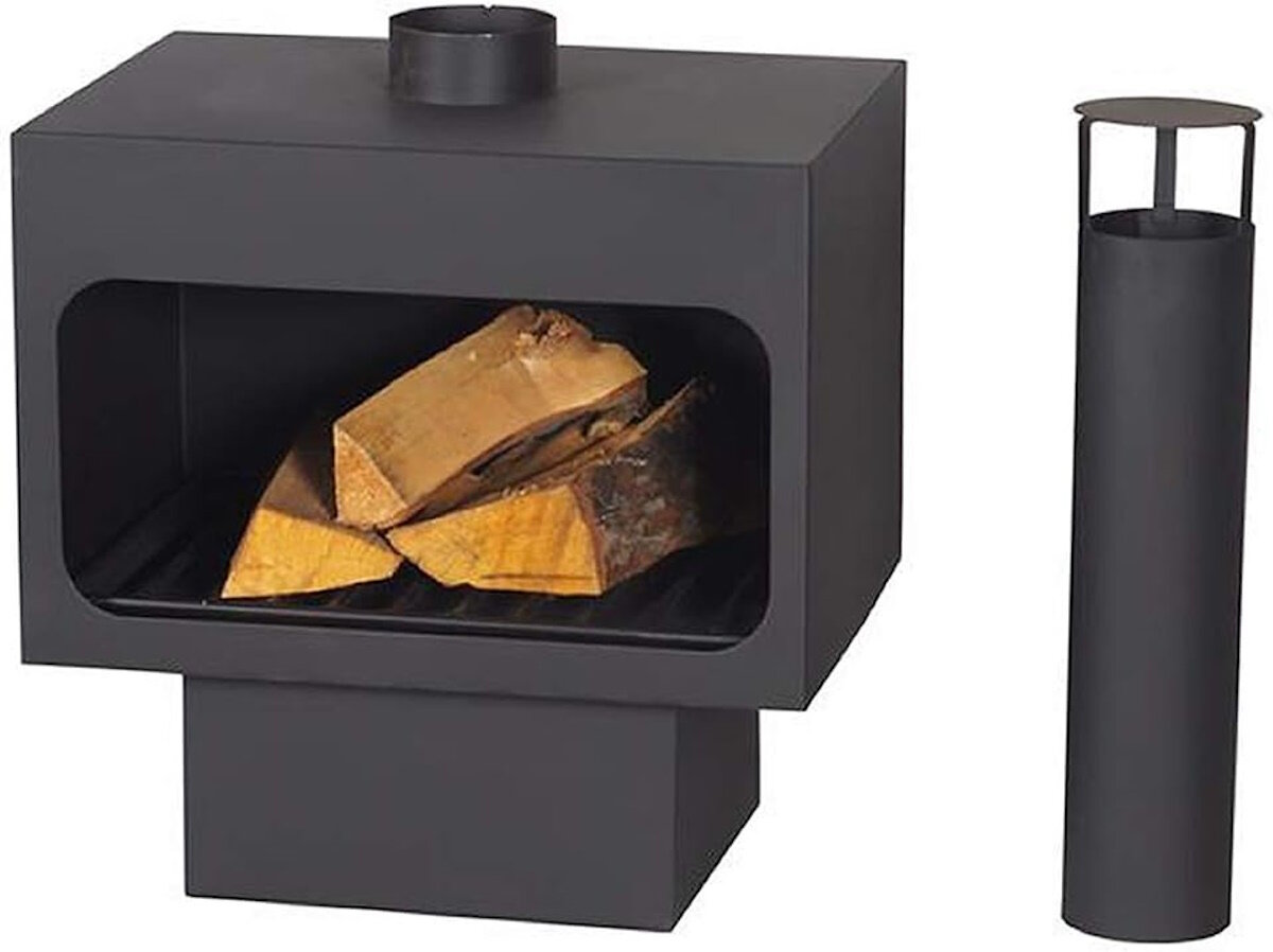 Markone Gartenkamin 201-2 (Lackiert): 56 x 40 x 115 cm – Ansicht 2