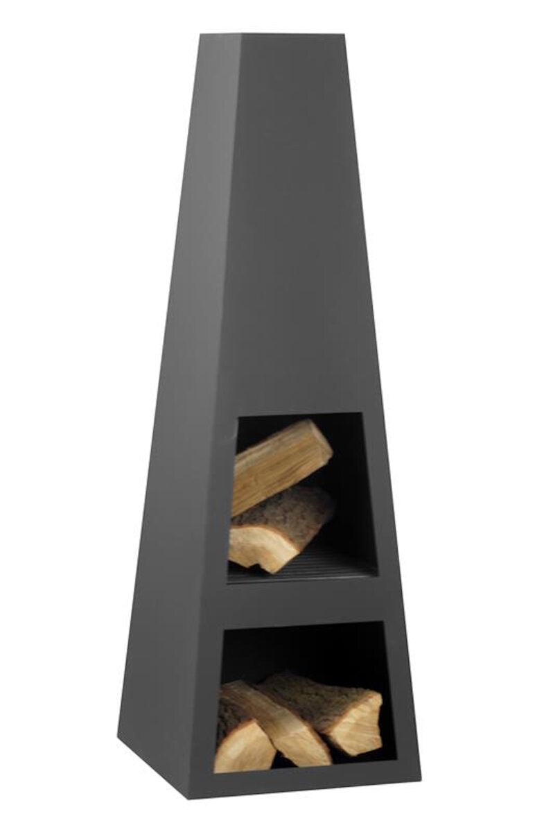 Markone Gartenkamin 203-3 (Rost): 40 x 40 x 118 cm – Ansicht 2
