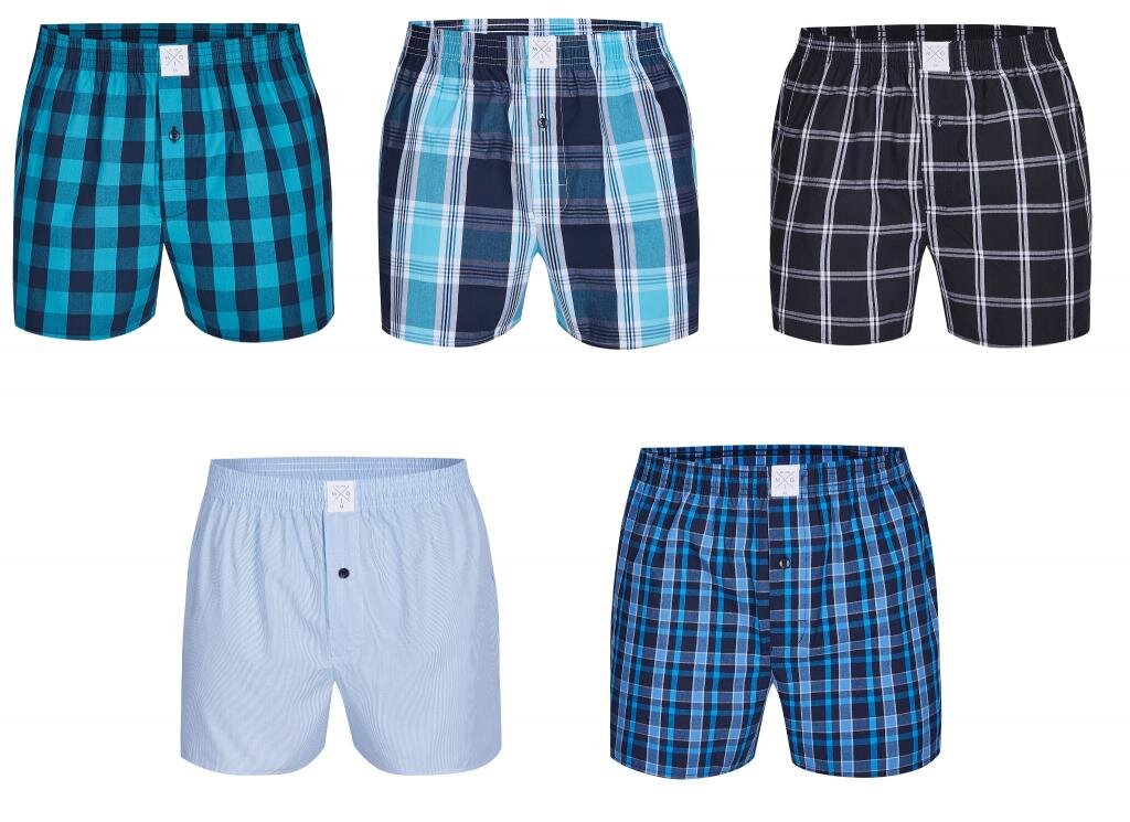 MG-1 Boxershorts MG-43-622 Größe M 5er Pack Herren Unterhosen Baumwolle