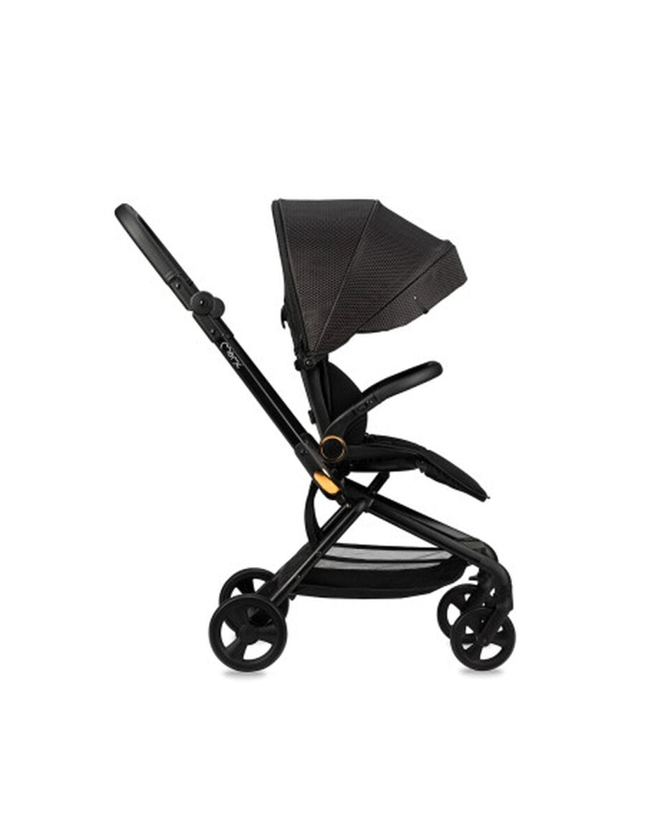 MoMi ADELLE Kinderwagen in Schwarz - leicht und wendig – Ansicht 3