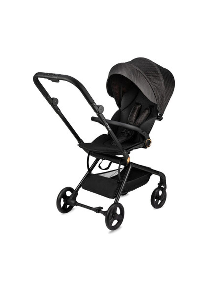 MoMi ADELLE Kinderwagen in Schwarz - leicht und wendig – Ansicht 4