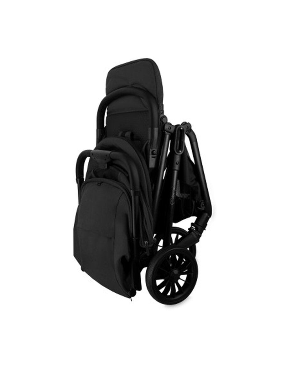 MoMi ANDREA Kinderwagen in Grau mit automatischem Klappmechanismus – Ansicht 2