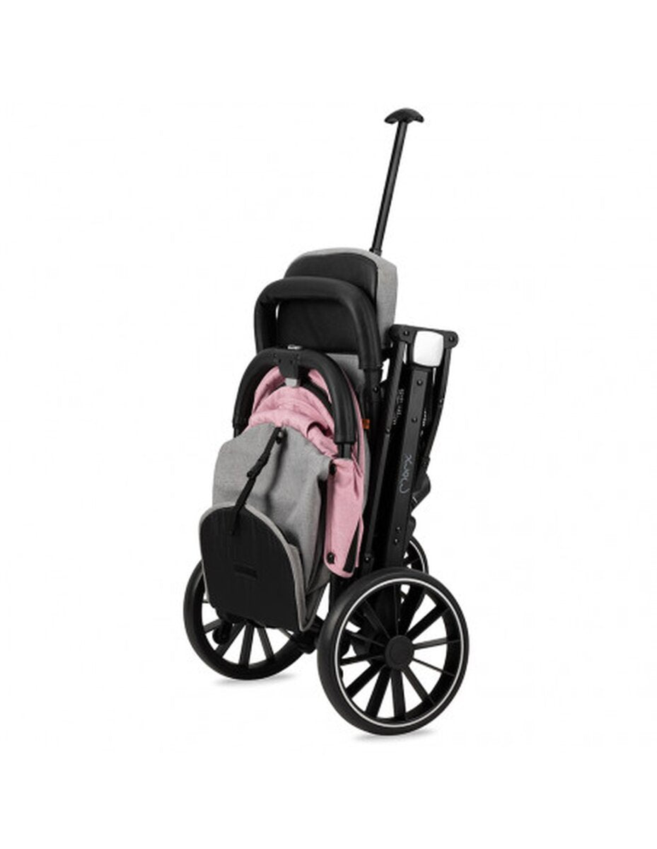 MoMi ESTELLE DAKAR Buggy in Grau/Rosa - leicht, wendig, Offroad fähig – Ansicht 4