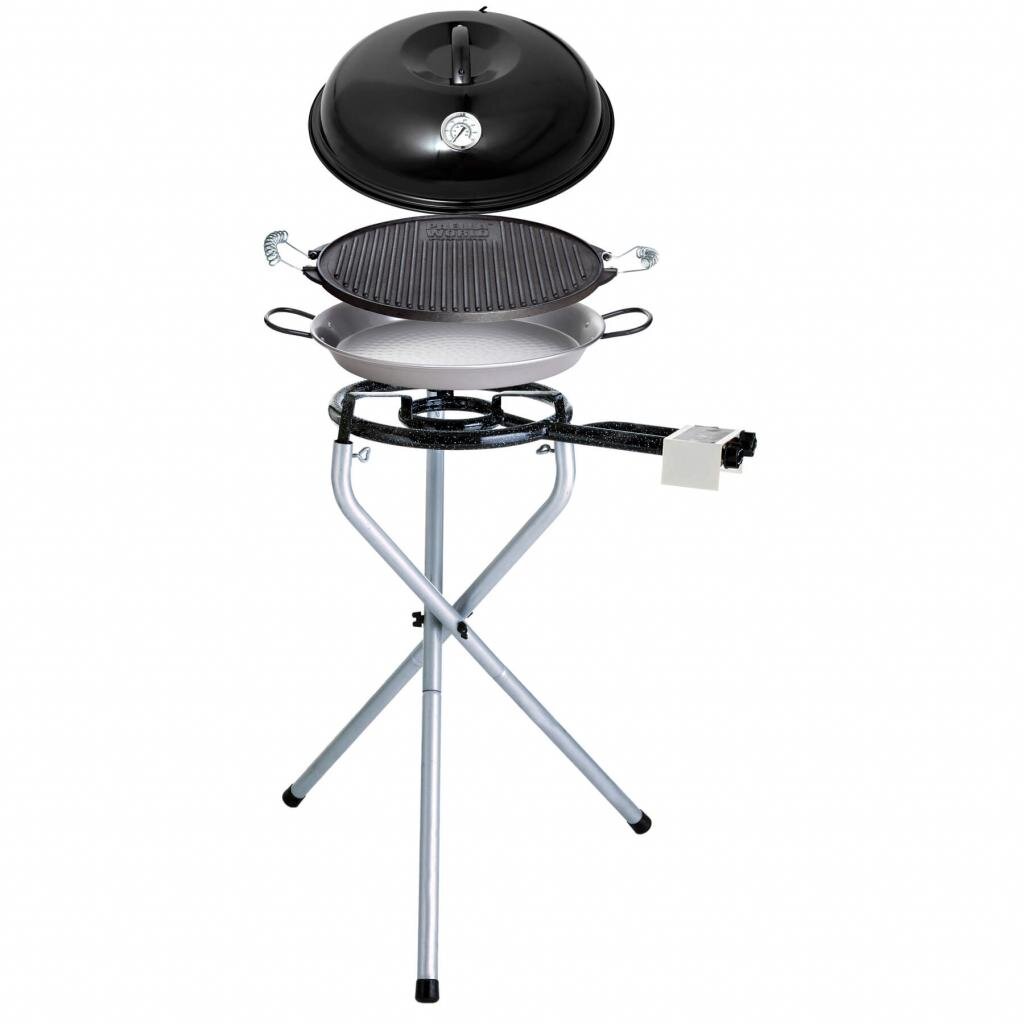 Multifunktionale Außenküche mit Aufsätzen: Grillen, Kochen, Braten, Backen, Dünsten - Ø 42 cm - Leicht aufzubauen