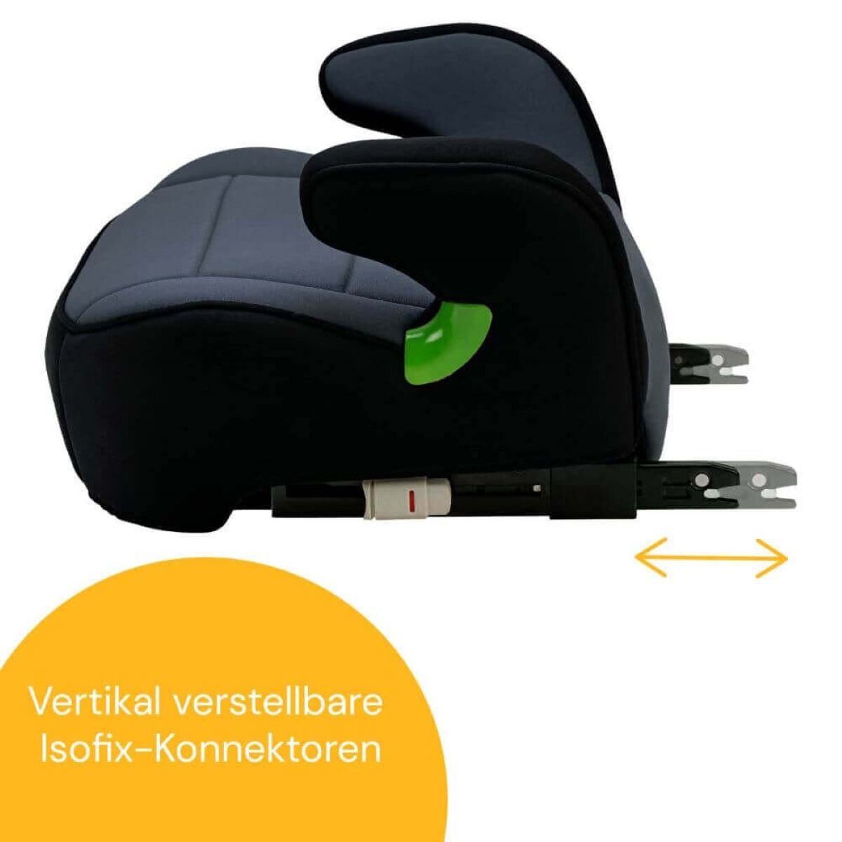 Osann Junior Gurtfix i-Size Sitzerhöhung 126–150 cm – Nero – Ansicht 3