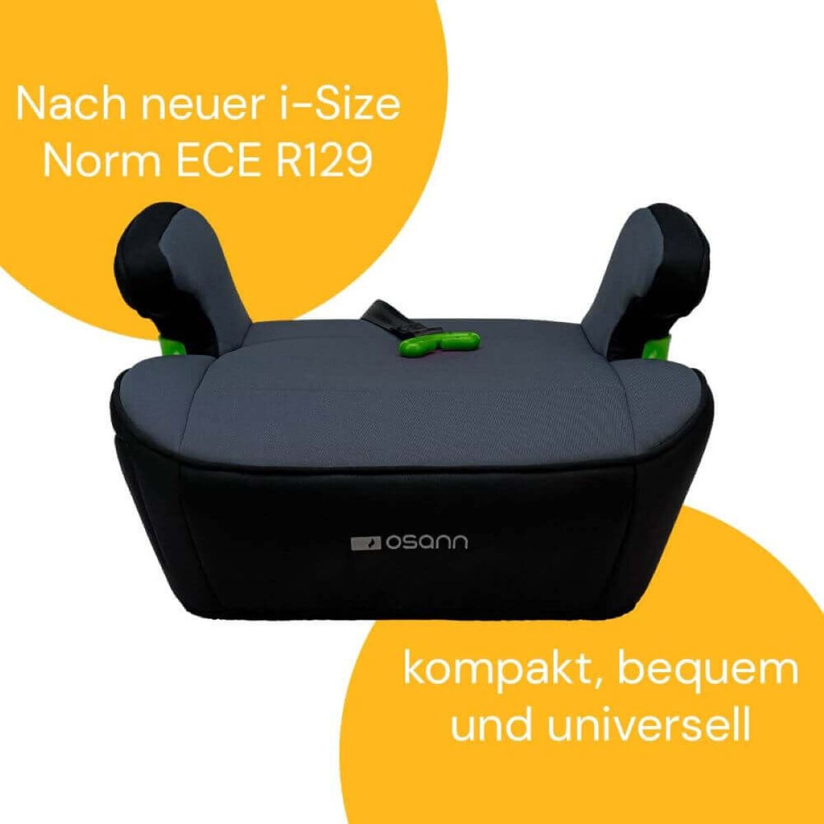 Osann Junior Gurtfix i-Size Sitzerhöhung 126–150 cm – Nero – Ansicht 7