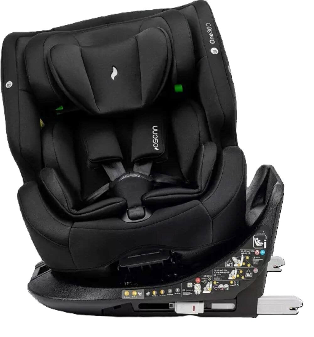 Osann One360 Kindersitz 40–150 cm – drehbarer Reboarder mit Isofix & Top-Tether, i-Size Autositz, All Black – Ansicht 3
