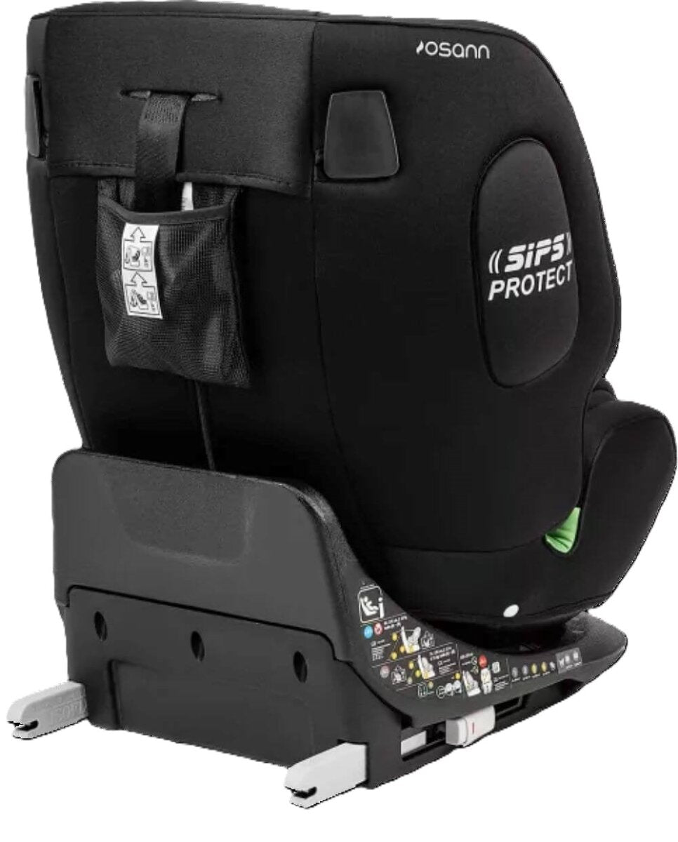 Osann One360 Kindersitz 40–150 cm – drehbarer Reboarder mit Isofix & Top-Tether, i-Size Autositz, All Black – Ansicht 7