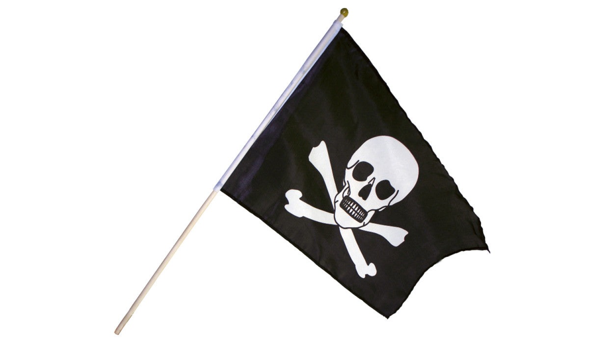 Piratenflagge klein 2-farbig