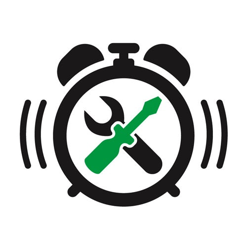 Schwenk-Türwächter 920 000 vorgerichtet für Halbzylinder grün lackiert Basis GFS – Ansicht 4