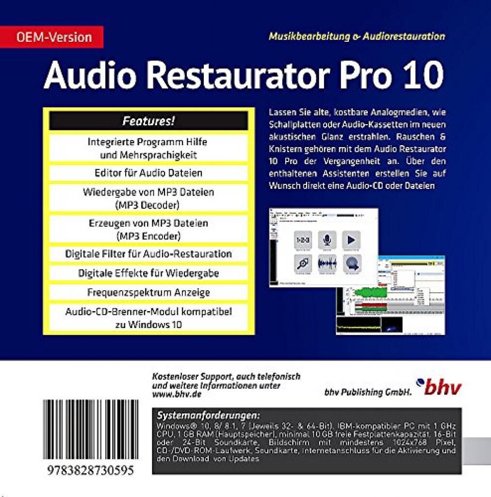 Q-Sonic UPL-855.MP3 Plattenspieler und Digitalisierer Schallplatten- und MC+ Audio Restaurator Pro 10 – Ansicht 5