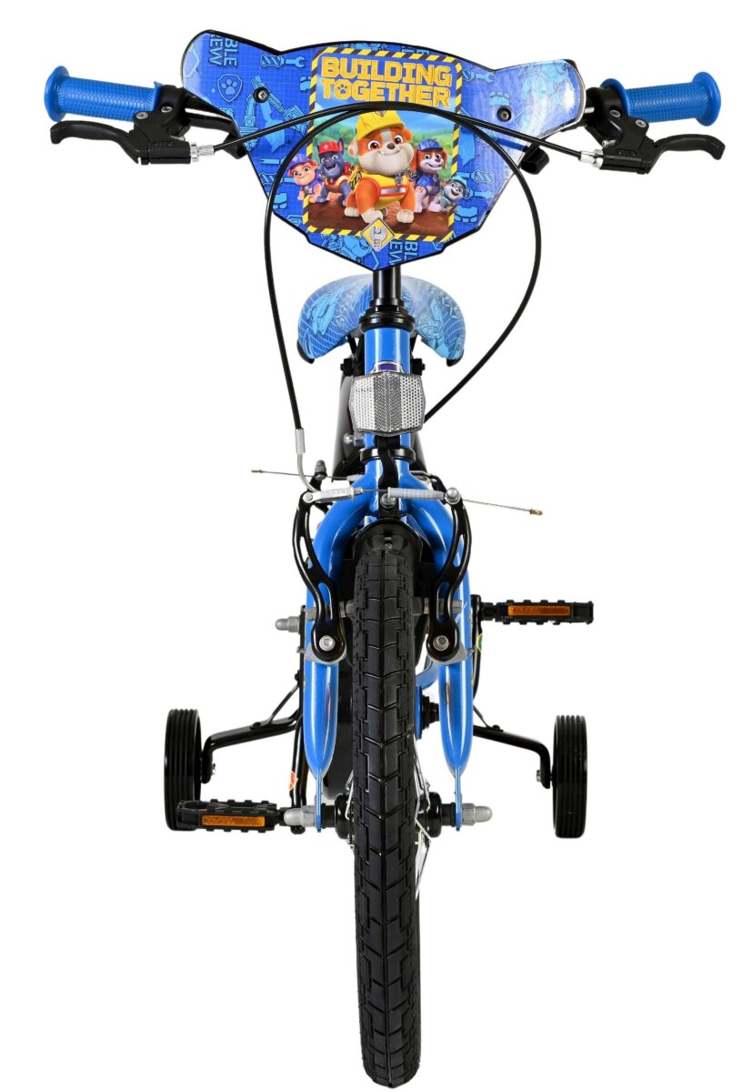 Rubble & Crew Kinderfahrrad - Jungen - 16 Zoll - Blau - Zwei Handbremsen – Ansicht 6