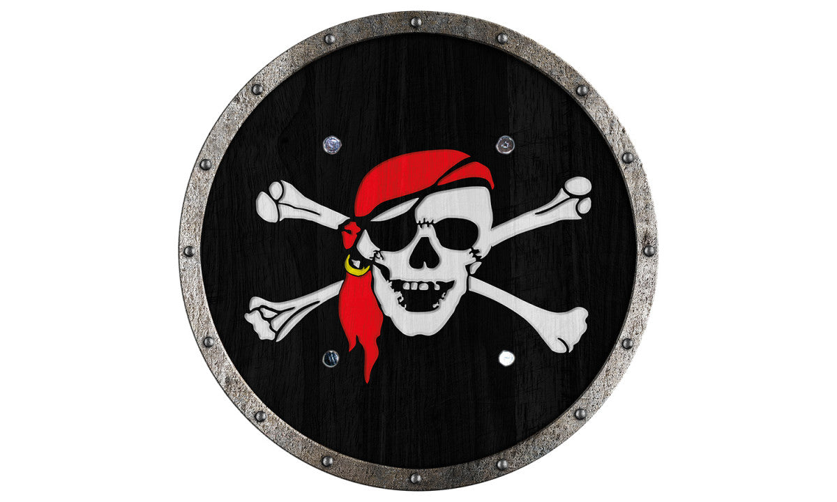 Rundschild Pirat