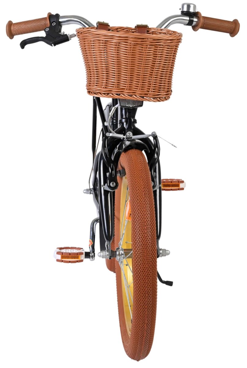 Volare Ashley Kinderfahrrad für Mädchen 18 Zoll Schwarz mit Handbremse und Rücktrittbremse – Ansicht 6
