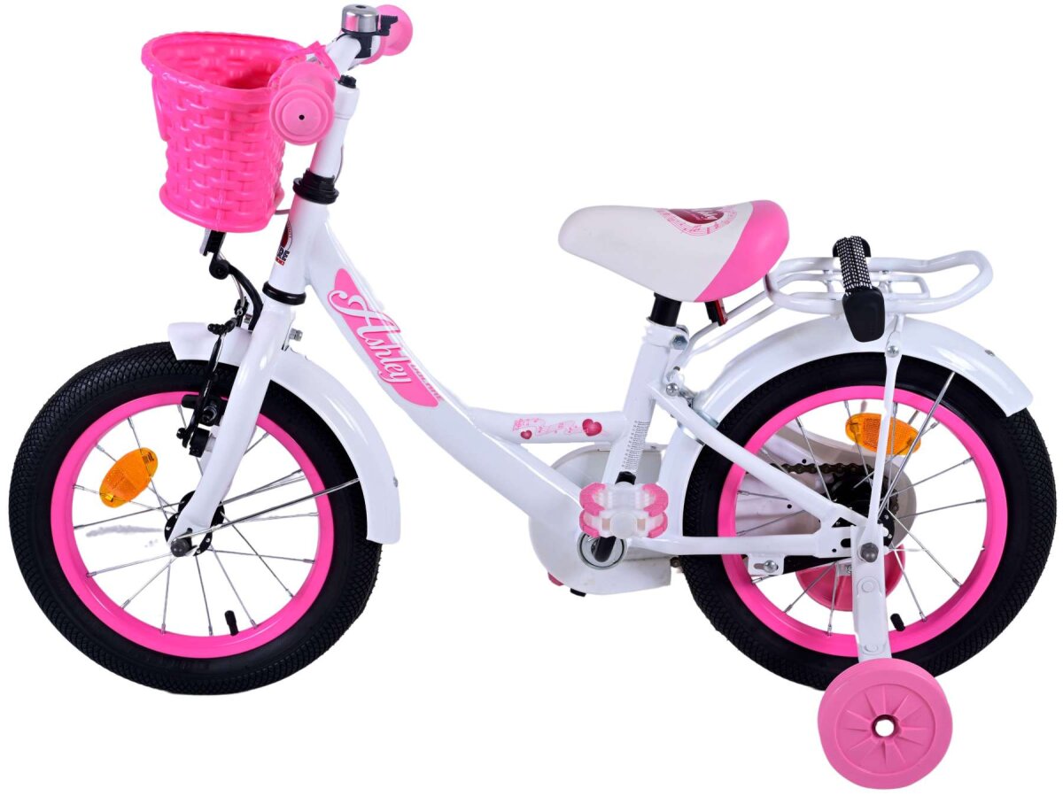 Volare Ashley Kinderfahrrad - Mädchen - 14 Zoll - Weiß – Ansicht 8