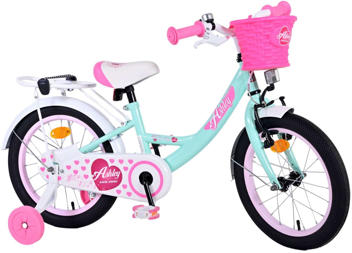 Volare Ashley Kinderfahrrad - Mädchen - 16 Zoll - Grün – Ansicht 2
