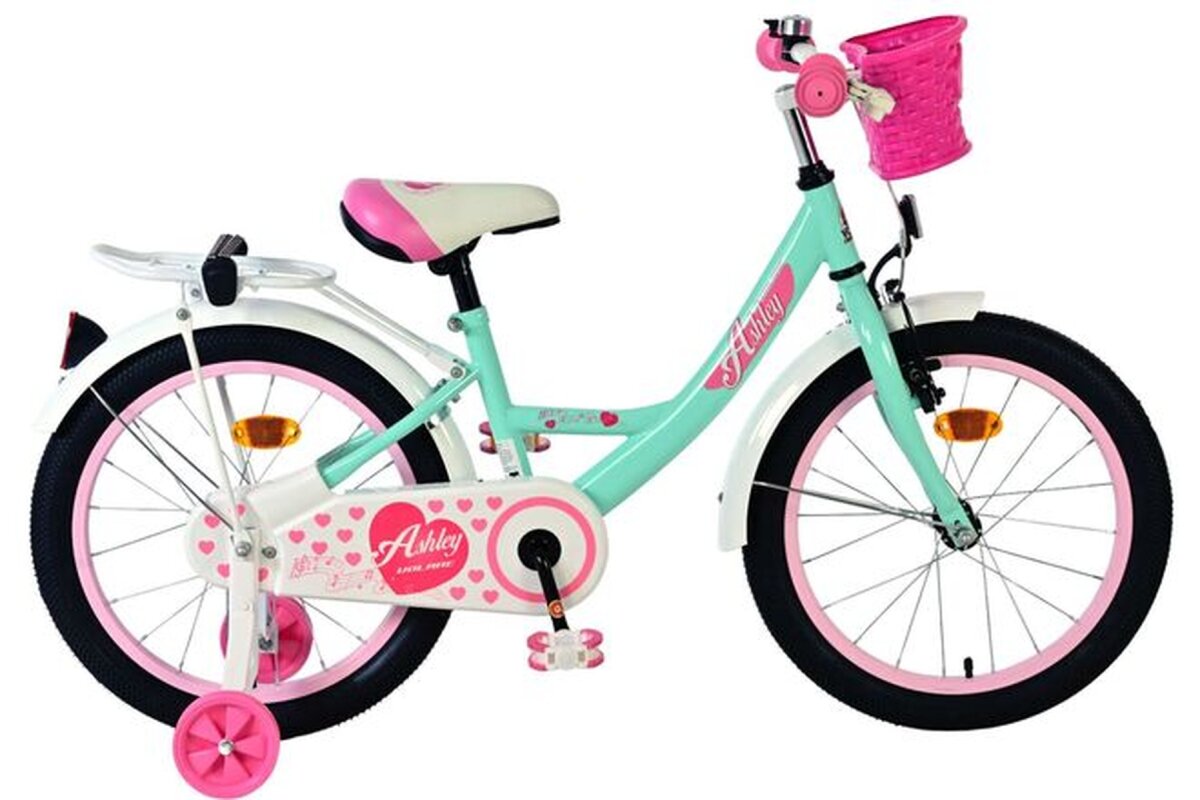 Volare Ashley Kinderfahrrad - Mädchen - 18 Zoll - Grün