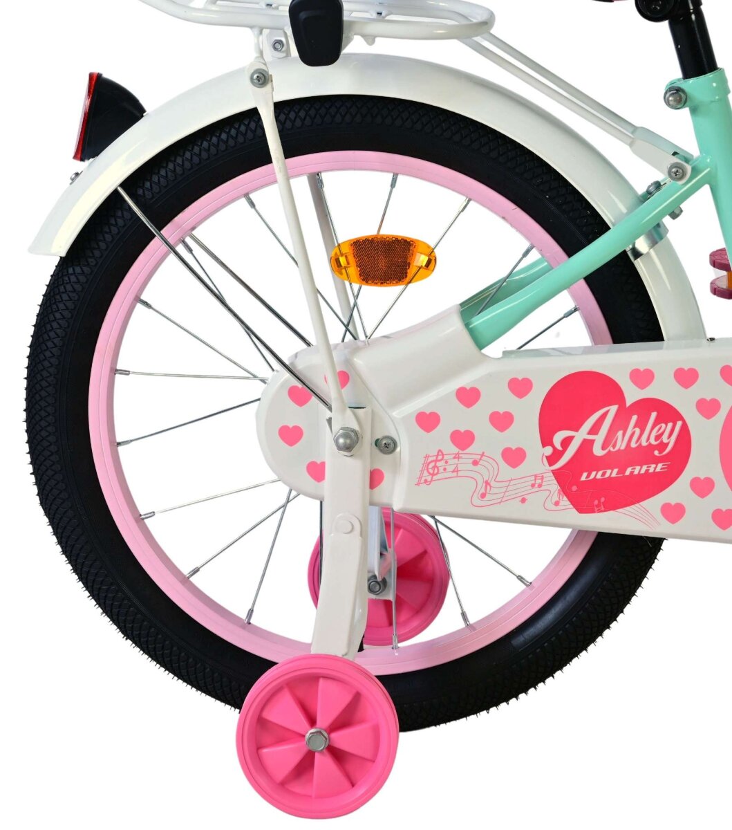 Volare Ashley Kinderfahrrad - Mädchen - 18 Zoll - Grün – Ansicht 2