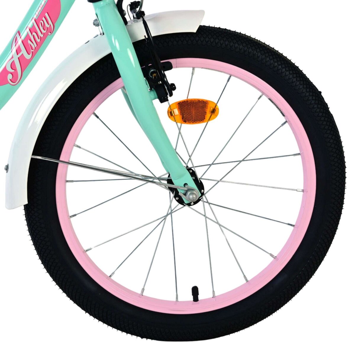 Volare Ashley Kinderfahrrad - Mädchen - 18 Zoll - Grün – Ansicht 3