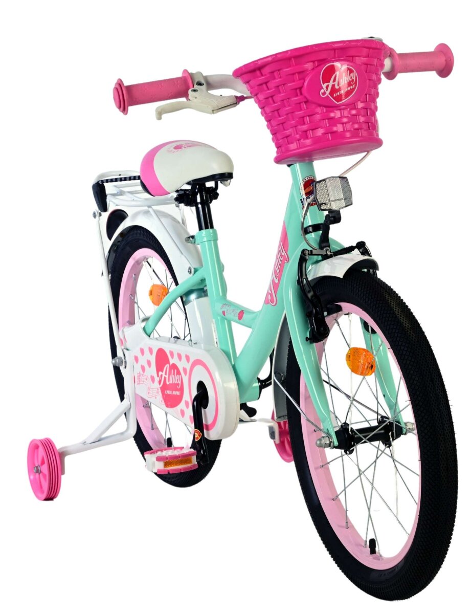 Volare Ashley Kinderfahrrad - Mädchen - 18 Zoll - Grün – Ansicht 5