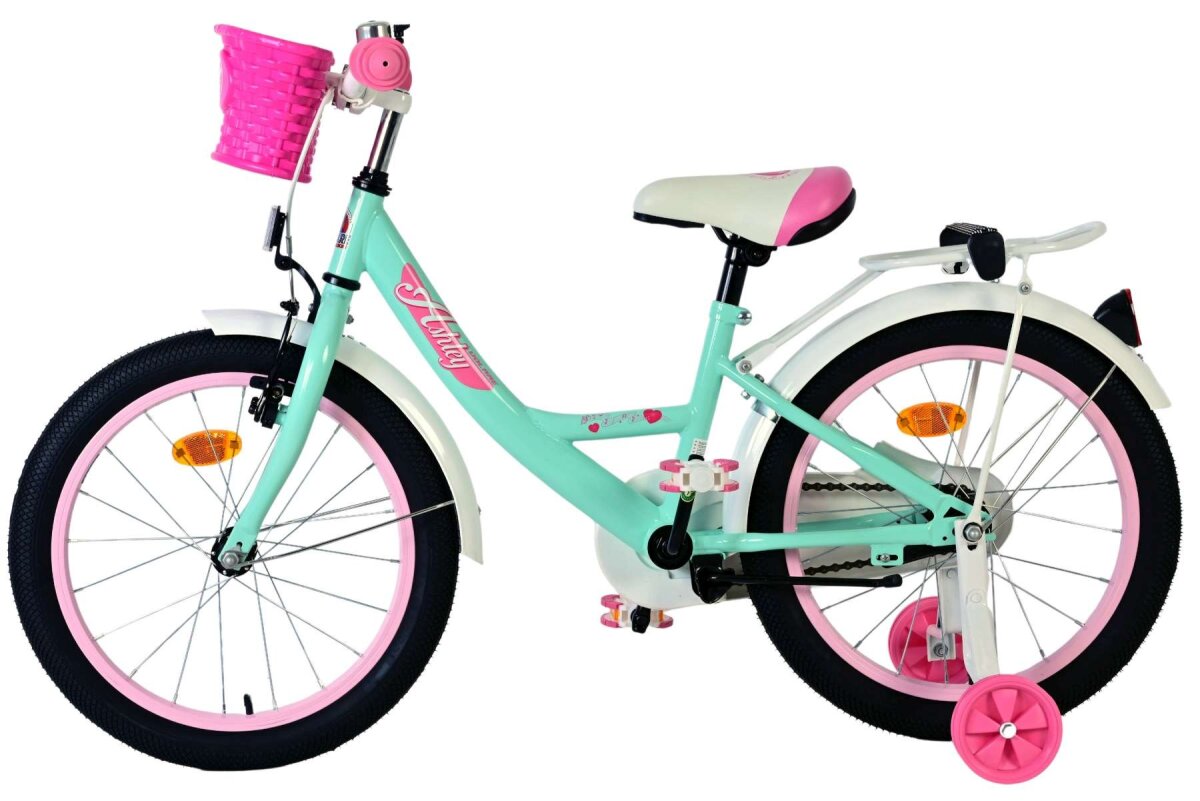Volare Ashley Kinderfahrrad - Mädchen - 18 Zoll - Grün – Ansicht 7