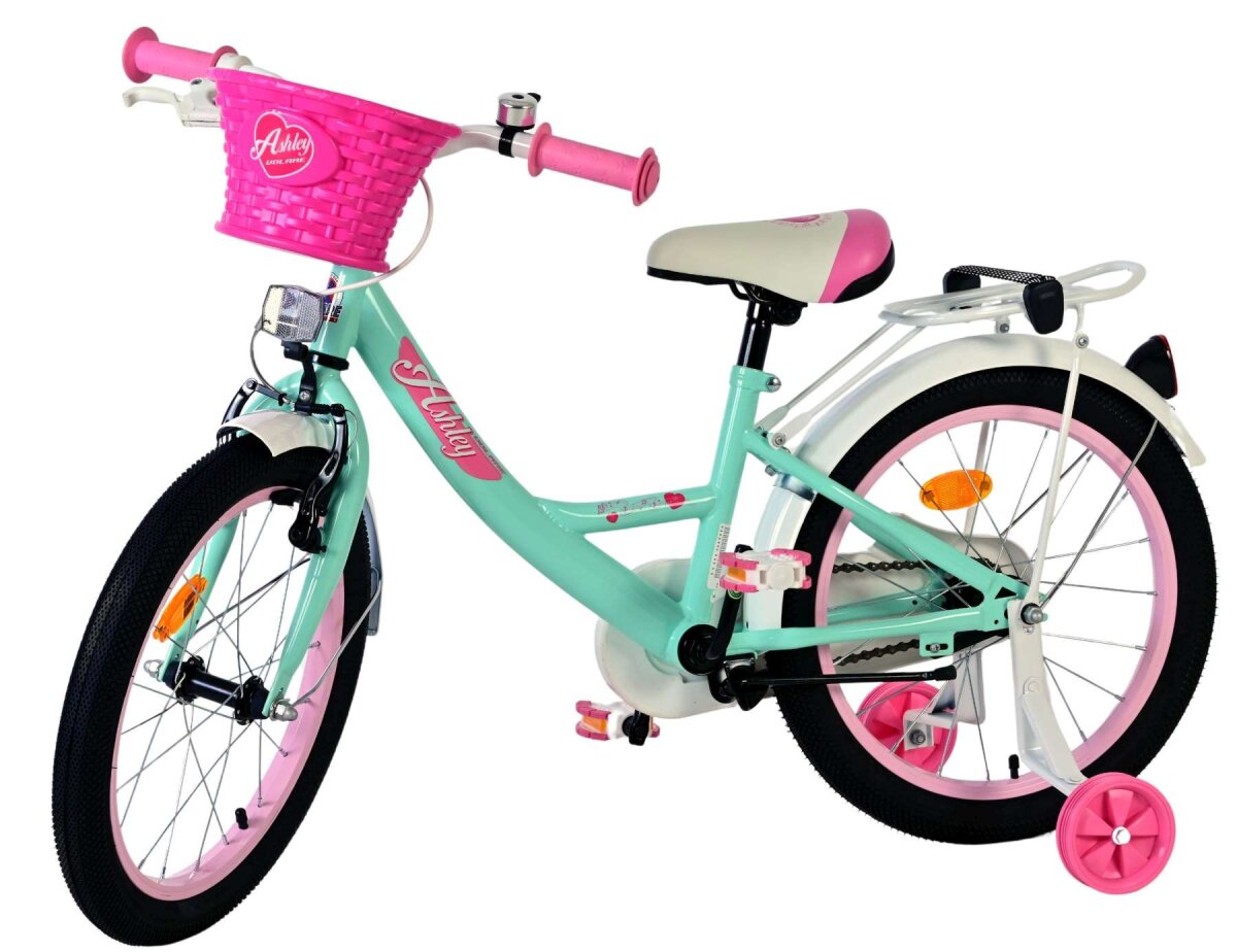 Volare Ashley Kinderfahrrad - Mädchen - 18 Zoll - Grün – Ansicht 8