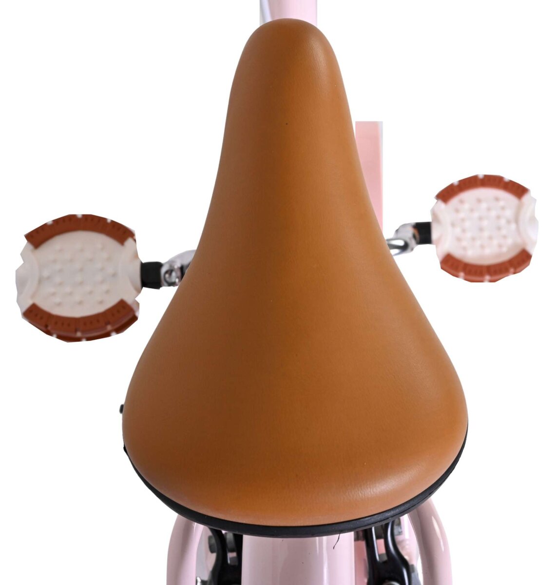 Volare Ashley Kinderfahrrad Mädchen 18 Zoll Rosa – zwei Handbremsen, verstellbar, mit Korb – Ansicht 4