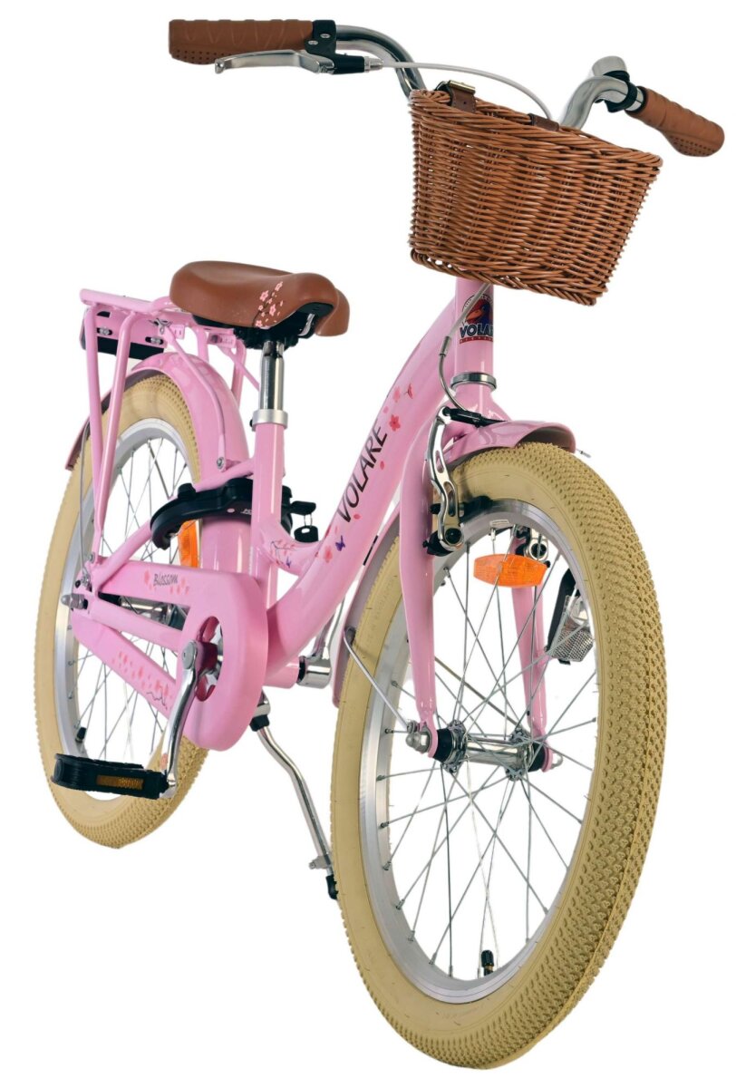 Volare Blossom Kinderfahrrad für Mädchen - 20 Zoll in Pink für Abenteuer – Ansicht 5