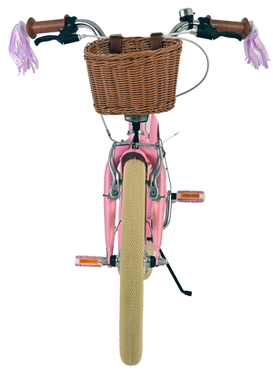 Volare Blossom Kinderfahrrad - Mädchen - 18 Zoll - Rosa - Zwei Handbremsen – Ansicht 7