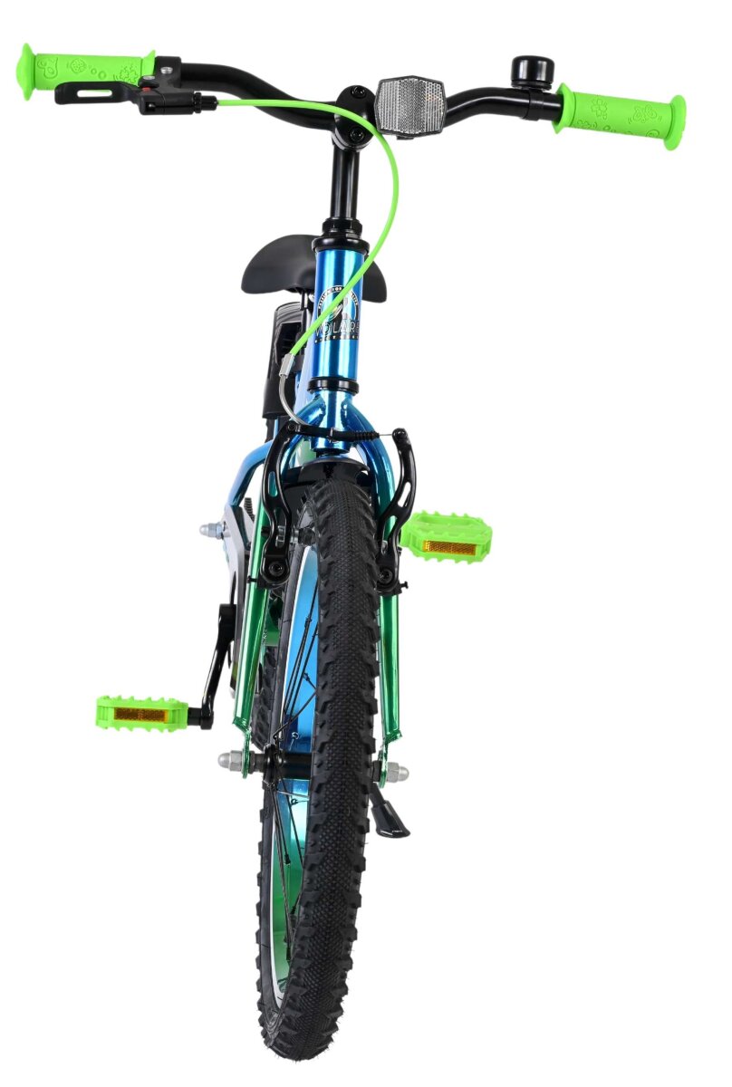 Volare Chrome Kinderfahrrad für Jungen 18 Zoll Blaugrün mit Bremsen – Ansicht 5